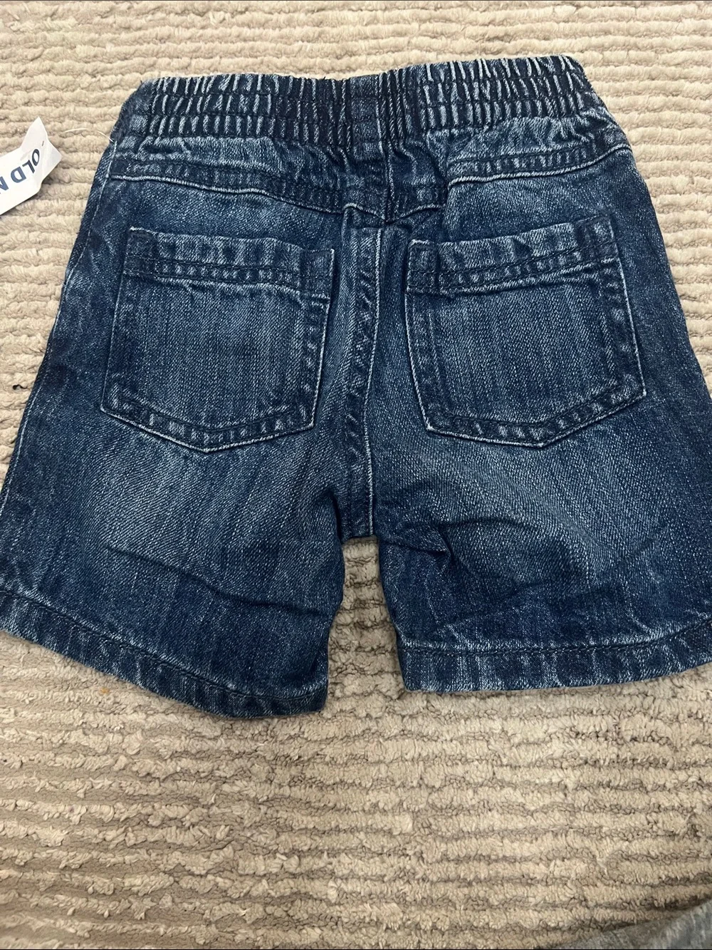 Old Navy Baby Boy Dark Denim Blue Shorts